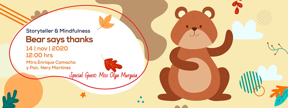Storyteller: Bear says thaks Slider