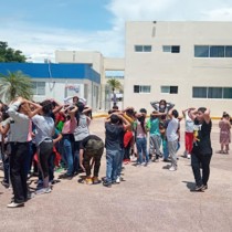 CSA Coatzacoalcos realiza 1° simulacro de sismo del ciclo escolar 